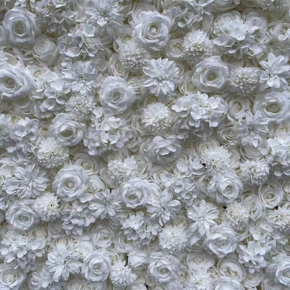Flower wall backdrop with frame for photo booths and events