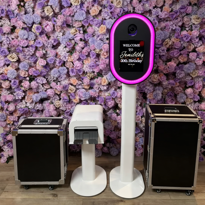 DSLR selfie pod photo booth for weddings and parties