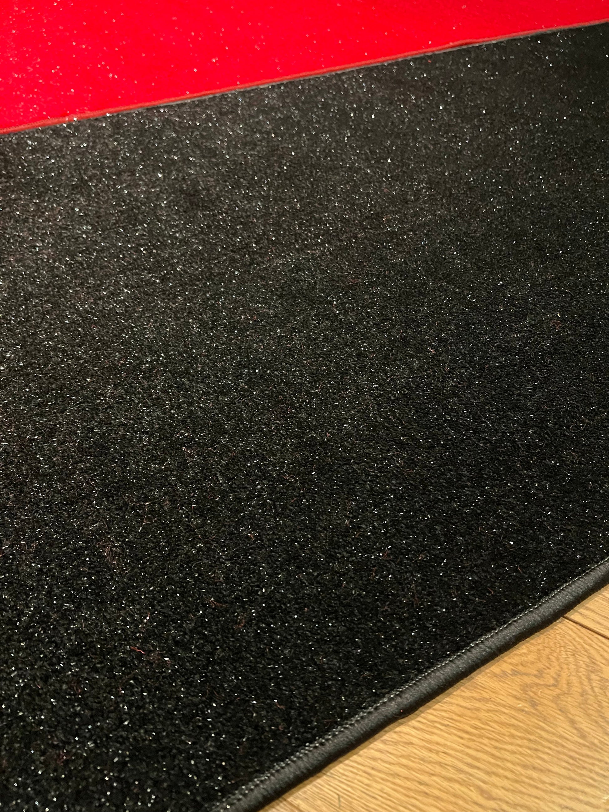 Glitter photo booth carpet mat