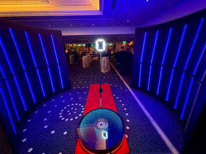 LED 360 video booth for weddings and parties