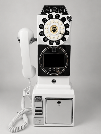 Small audio video guestbook telephone