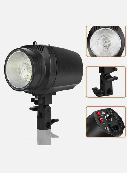 Flash and Still Light with Umbrella - Studio Lighting Kit