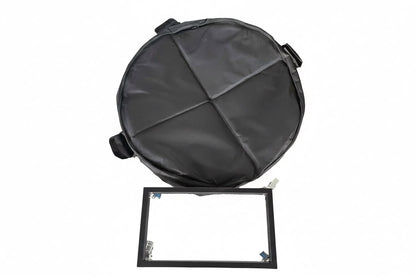Heavy-duty 360 photo booth carry bag with trolley wheels