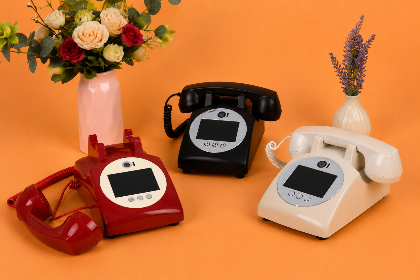 Audio guestbook telephone stand
