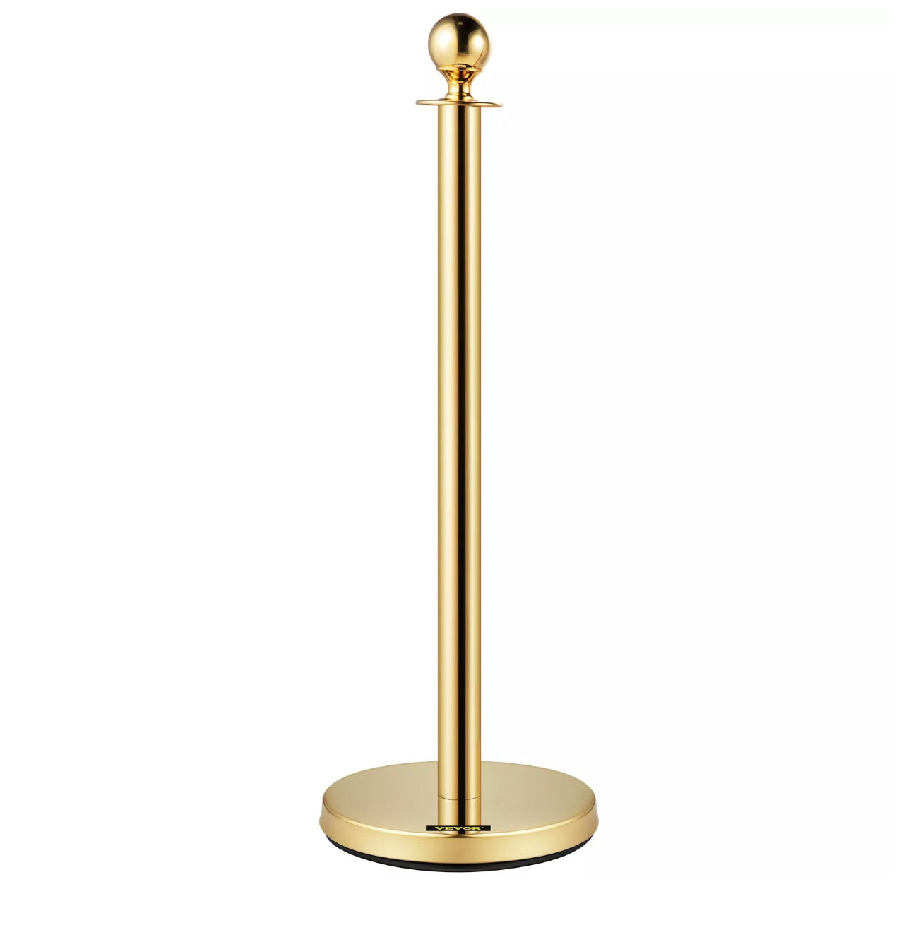 Gold crowd control barriers, posts and stanchions