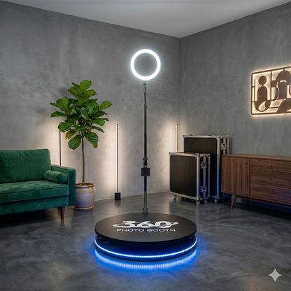 360 video booth for slow-motion videos