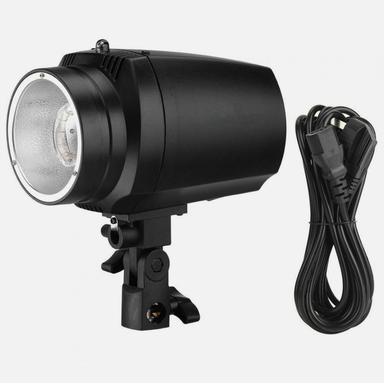 Flash and still light with umbrella for studio and events