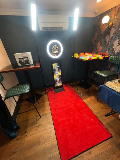 Professional photo booth carpet mat