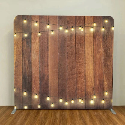 Pillowcase tension fabric backdrop with frame