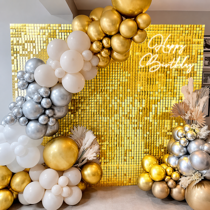 Shimmer sequin wall backdrop with frame