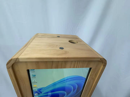 Vintage Wooden Double-Screen DSLR & iPad Selfie Pod Photo Booth