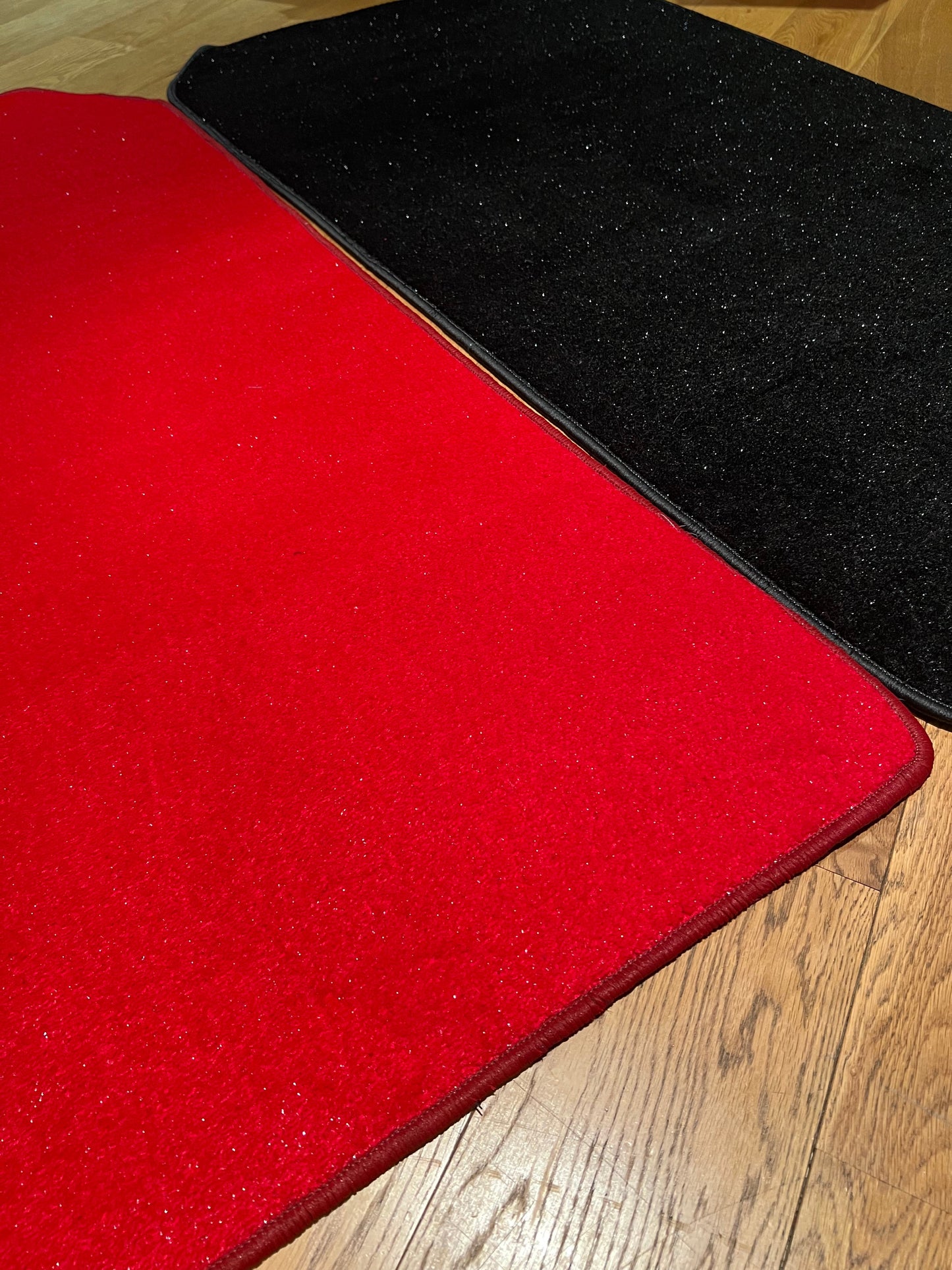 Glitter photo booth carpet mat