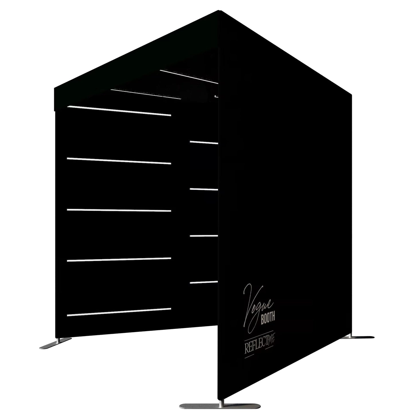 Vogue tunnel LED photo booth backdrop enclosure