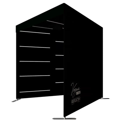 Vogue tunnel LED photo booth backdrop enclosure