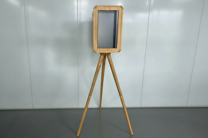 Vintage Wooden Double-Screen DSLR & iPad Selfie Pod Photo Booth
