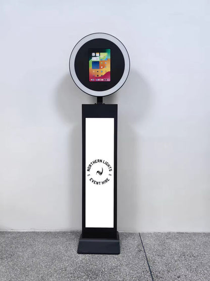 iPad Selfie Pod Photo Booth with LCD Advertising Screen
