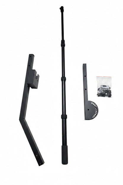 Telescopic metal replacement arm for 360 photo booth