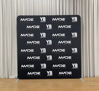 Pillowcase Tension Backdrop and Frame - Double-Sided Print