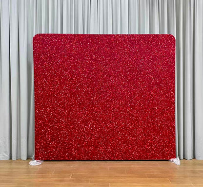 Pillowcase tension fabric backdrop with frame