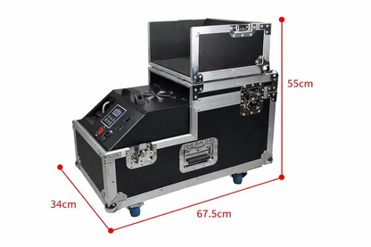 Low fog machine water solution
