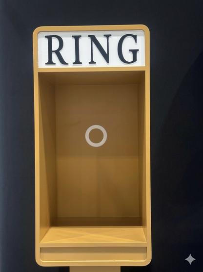 Vintage audio video guestbook telephone stand