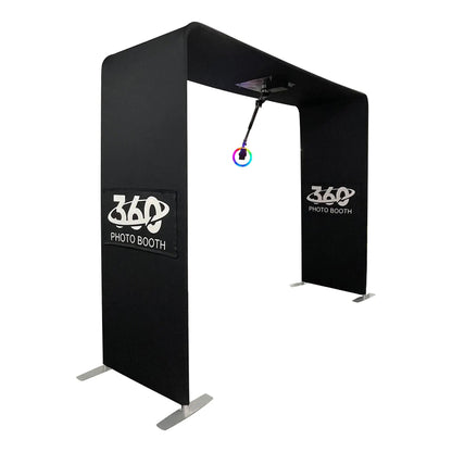 Sky overhead 360 photo booth with spinning arm