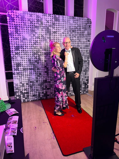 Professional photo booth carpet mat
