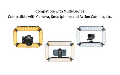 Wireless ring light with USB-C for 360 photo booth
