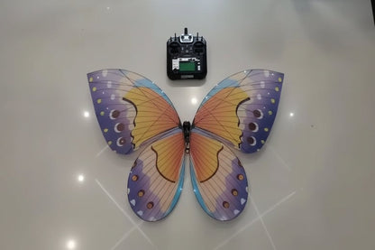 Remote-controlled flying butterfly drone for weddings